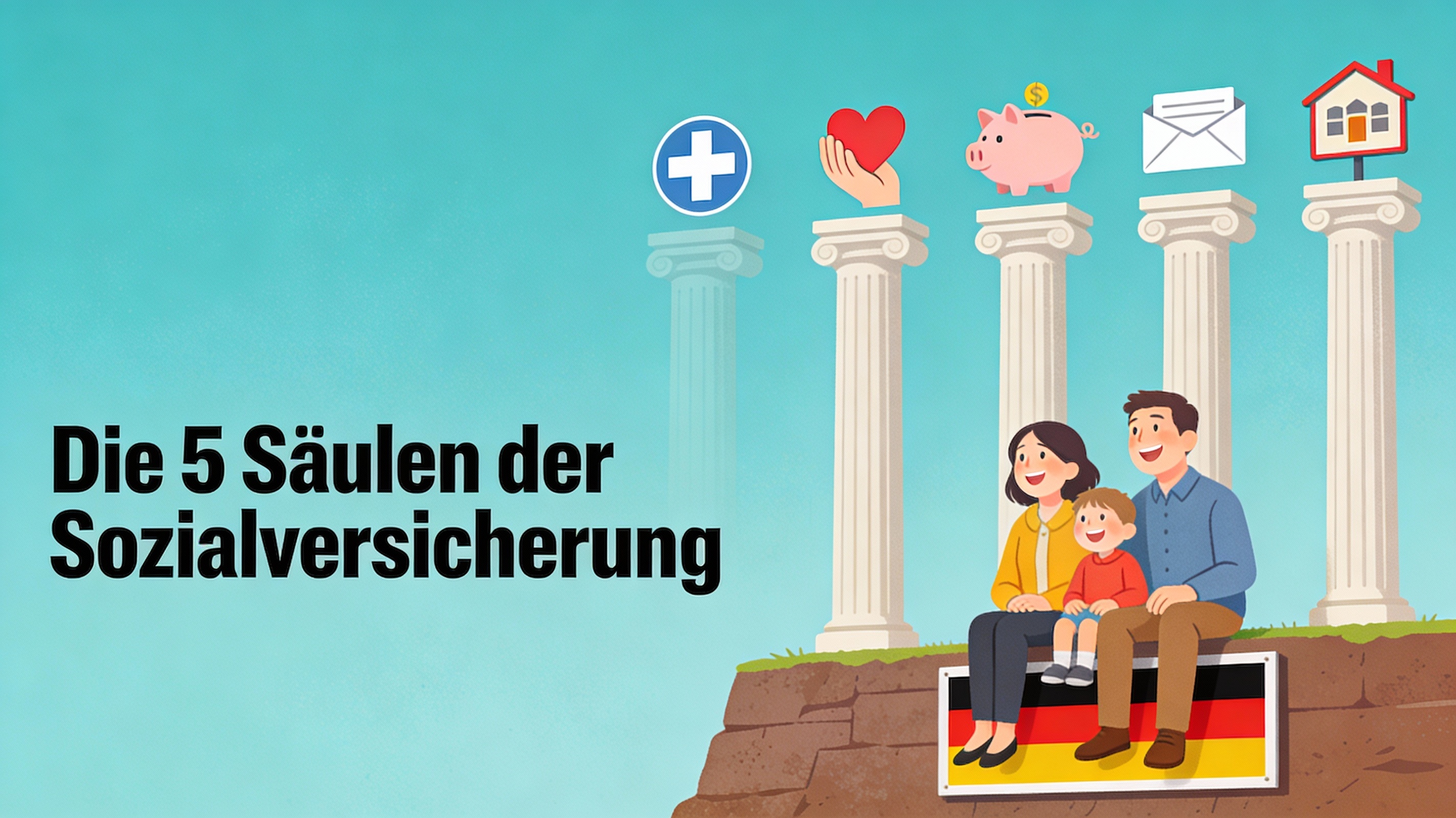 Die 5 Säulen der Sozialversicherung